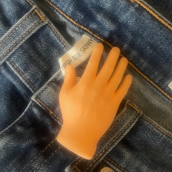 Rag & Bone El Cut Hem High Rise Skinny Size 25 Blue Jeans - Picture 6 of 11